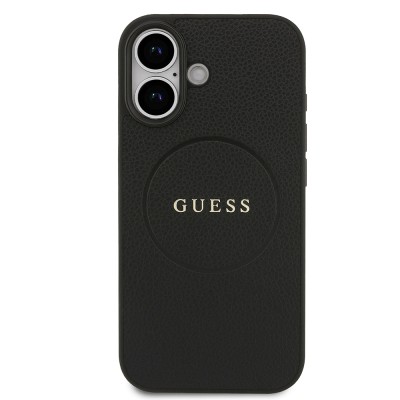 Apple iPhone 17 Case Guess Original Licensed M-safe Charging Feature Logo PU Leather Cover  - 8