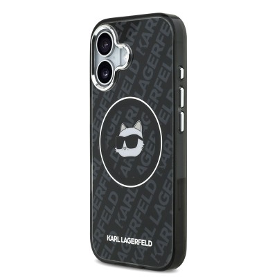 Apple iPhone 17 Case Karl Lagerfeld Original Licensed IML Printed Choupette Heads Cover - 3