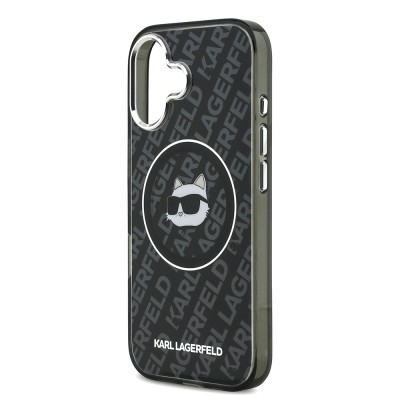 Apple iPhone 17 Case Karl Lagerfeld Original Licensed IML Printed Choupette Heads Cover - 7