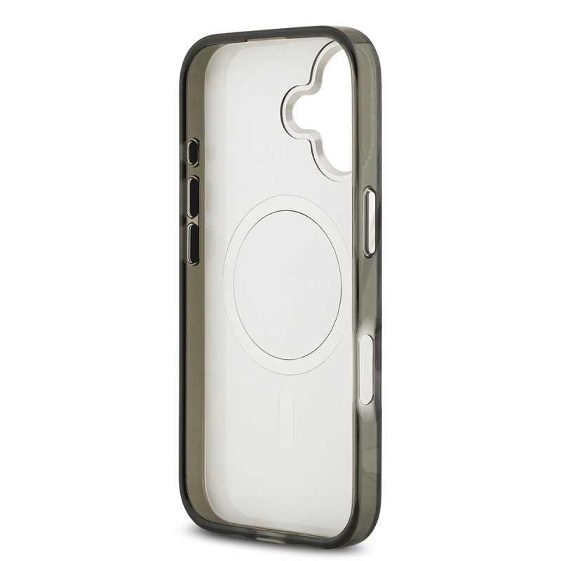Apple iPhone 17 Case Karl Lagerfeld Original Licensed M-Safe Charging Feature IML Leopard Print Cover - 8