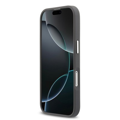 Apple iPhone 17 Case Karl Lagerfeld Original Licensed Metal Logo K&C Heads Pin Cover - 14