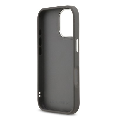 Apple iPhone 17 Case Karl Lagerfeld Original Licensed Metal Logo K&C Heads Pin Cover - 16