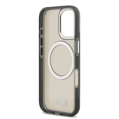 Apple iPhone 17 Case Lacoste Original Licensed M-Safe Charging Feature Iconic Crocodile Logo Frosted Cover - 22