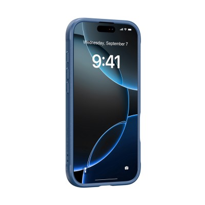 Apple iPhone 17 Case M-Safe Charging Feature Airbag Raptic Shield Series Transparent Back Cover - 14