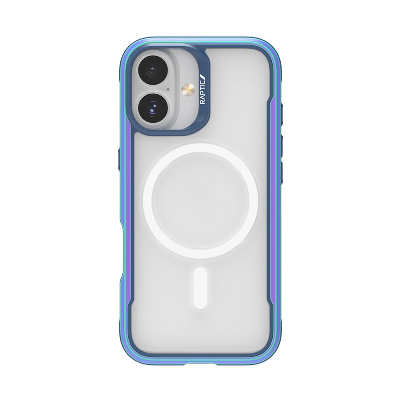 Apple iPhone 17 Case M-Safe Charging Feature Airbag Raptic Shield Series Transparent Back Cover - 1