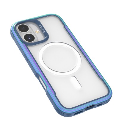 Apple iPhone 17 Case M-Safe Charging Feature Airbag Raptic Shield Series Transparent Back Cover - 4