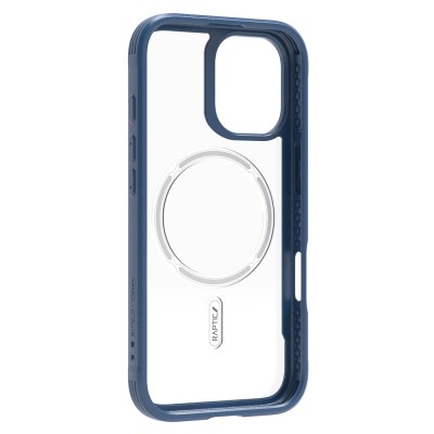 Apple iPhone 17 Case M-Safe Charging Feature Airbag Raptic Shield Series Transparent Back Cover - 6