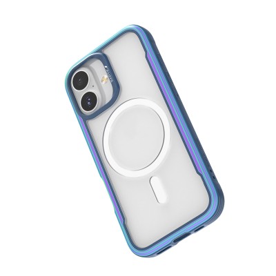 Apple iPhone 17 Case M-Safe Charging Feature Airbag Raptic Shield Series Transparent Back Cover - 8