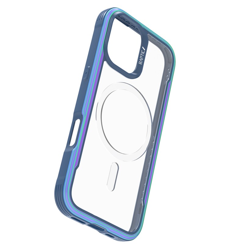 Apple iPhone 17 Case M-Safe Charging Feature Airbag Raptic Shield Series Transparent Back Cover - 10