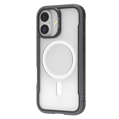 Apple iPhone 17 Case M-Safe Charging Feature Airbag Raptic Shield Series Transparent Back Cover - 3