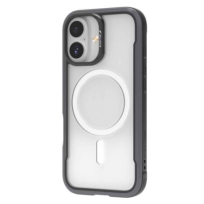 Apple iPhone 17 Case M-Safe Charging Feature Airbag Raptic Shield Series Transparent Back Cover - 3
