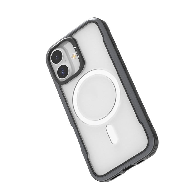 Apple iPhone 17 Case M-Safe Charging Feature Airbag Raptic Shield Series Transparent Back Cover - 9