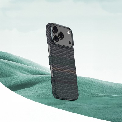 Apple iPhone 17 Case M-safe Charging Feature Carbon Fiber Design Benks Aurora ArmorAir Kevlar Cover - 3