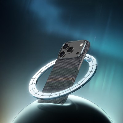 Apple iPhone 17 Case M-safe Charging Feature Carbon Fiber Design Benks Aurora ArmorAir Kevlar Cover - 5