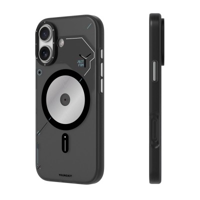 Apple iPhone 17 Case M-safe Charging Feature Disc Pattern Youngkit Disc Battle Cover - 6