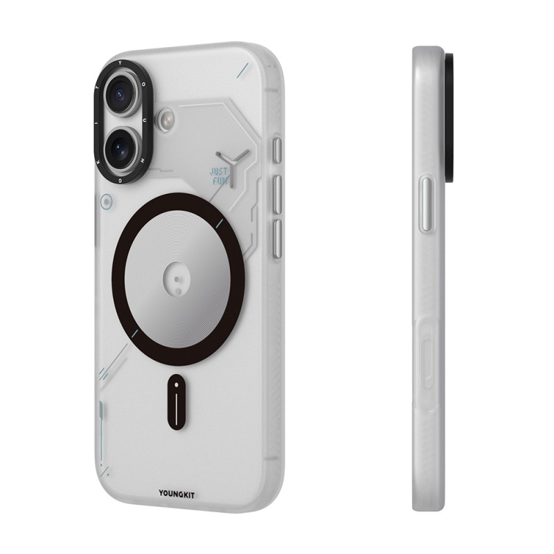 Apple iPhone 17 Case M-safe Charging Feature Disc Pattern Youngkit Disc Battle Cover - 7