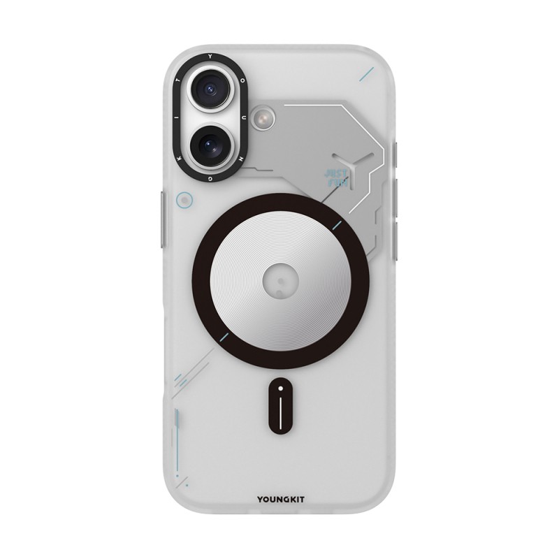 Apple iPhone 17 Case M-safe Charging Feature Disc Pattern Youngkit Disc Battle Cover - 3