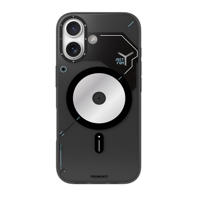 Apple iPhone 17 Case M-safe Charging Feature Disc Pattern Youngkit Disc Battle Cover - 4