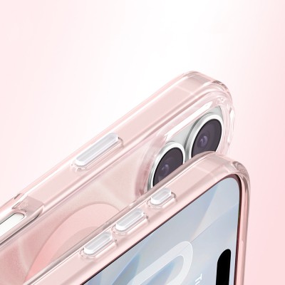 Apple iPhone 17 Case M-Safe Charging Feature Original Swarovski Crystal Embellished Zore Paris Rovix Hard PC Cover - 18