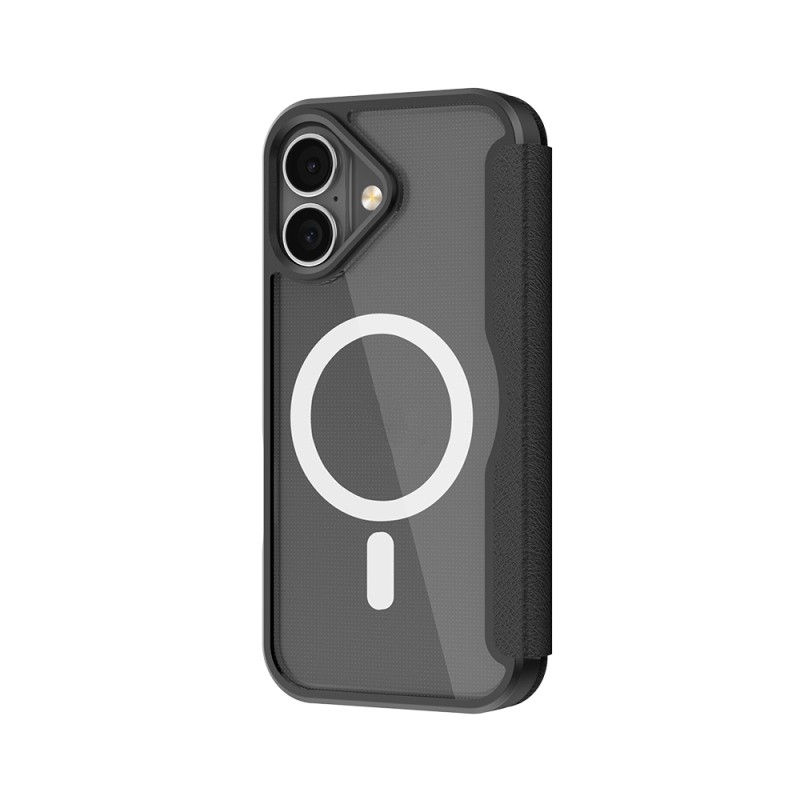 Apple iPhone 17 Case M-Safe Charging Feature Raptic Air Folio Transparent Card Holder Cover Case - 8