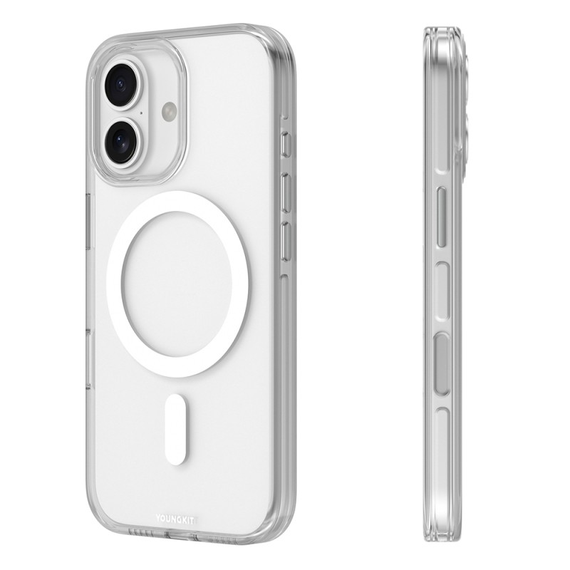 Apple iPhone 17 Case M-safe Charging Transparent Youngkit Crystal Shield Series Cover - 4