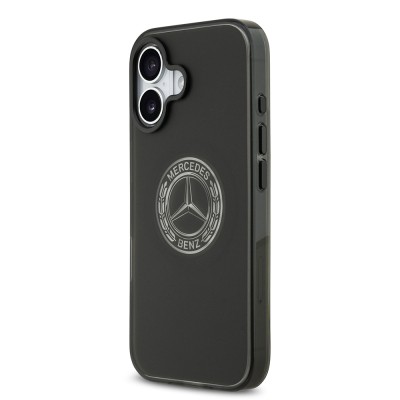 Apple iPhone 17 Case Mercedes Benz Original Licensed M-Safe Charging Feature Frosted PC Nostalgic Star Design Cover - 4
