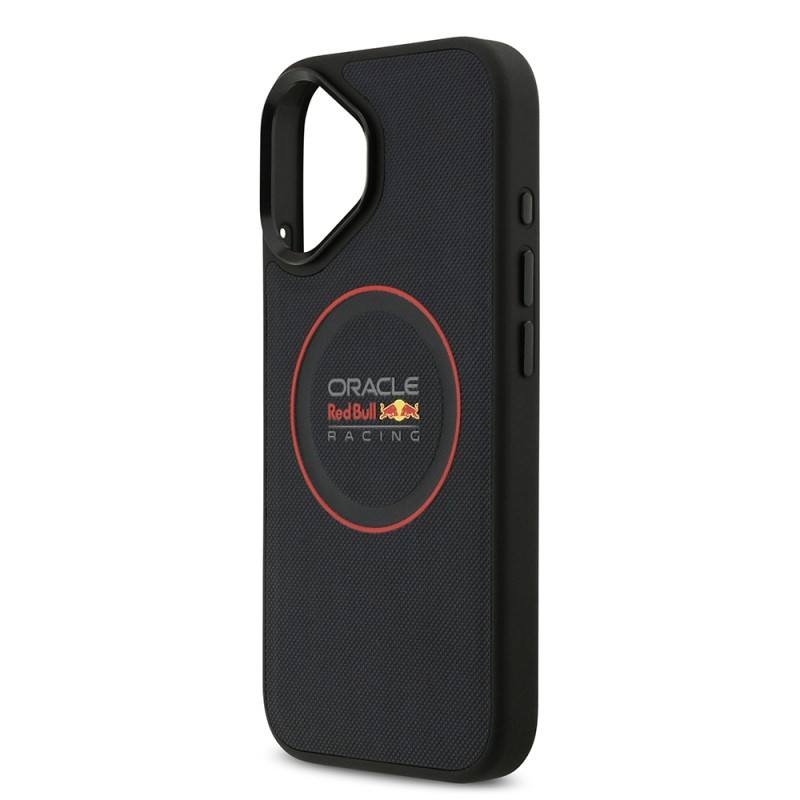 Apple iPhone 17 Case Redbull Original Licensed M-safe Charging Feature Red Ring and Logo Embossed PU Leather Cover (PHOTO WILL BE ADDED) - 7