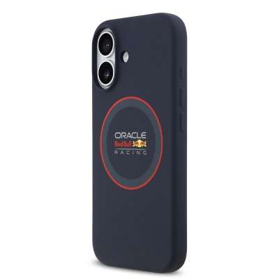 Apple iPhone 17 Case Redbull Original Licensed M-safe Charging Feature Red Ring and Logo Silicone Cover - 3
