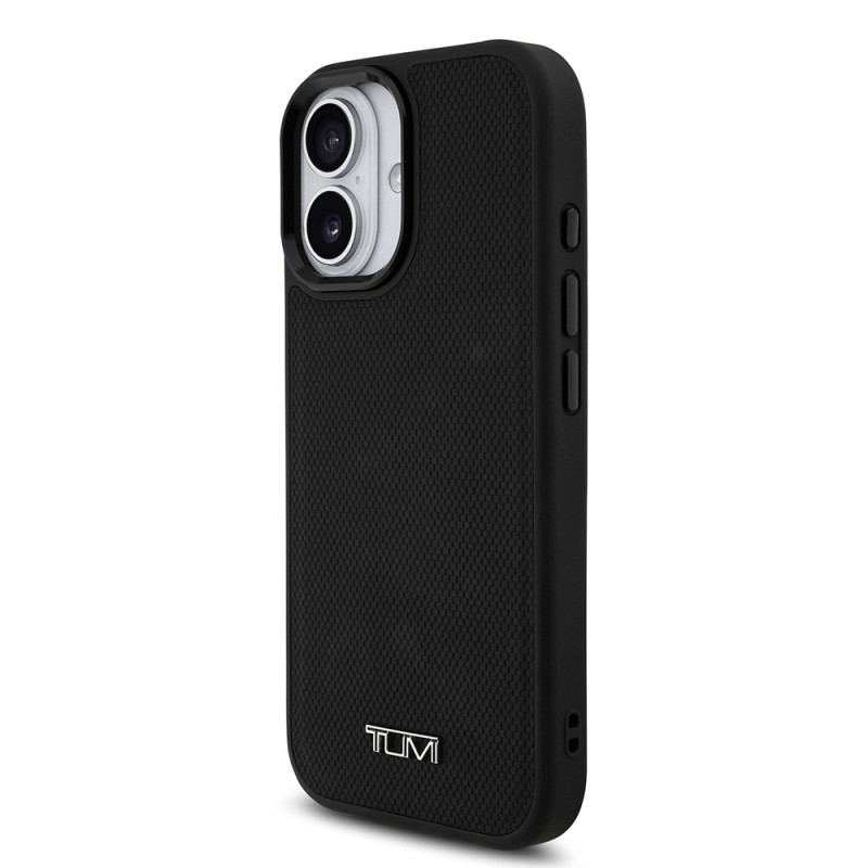 Apple iPhone 17 Case TUMI M-safe Charging Feature Leather Dotted Design Cover - 3