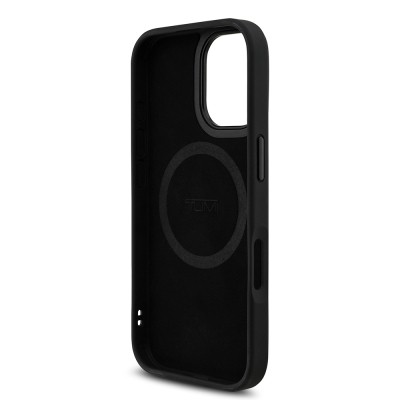 Apple iPhone 17 Case TUMI M-safe Charging Feature Leather Dotted Design Cover - 8