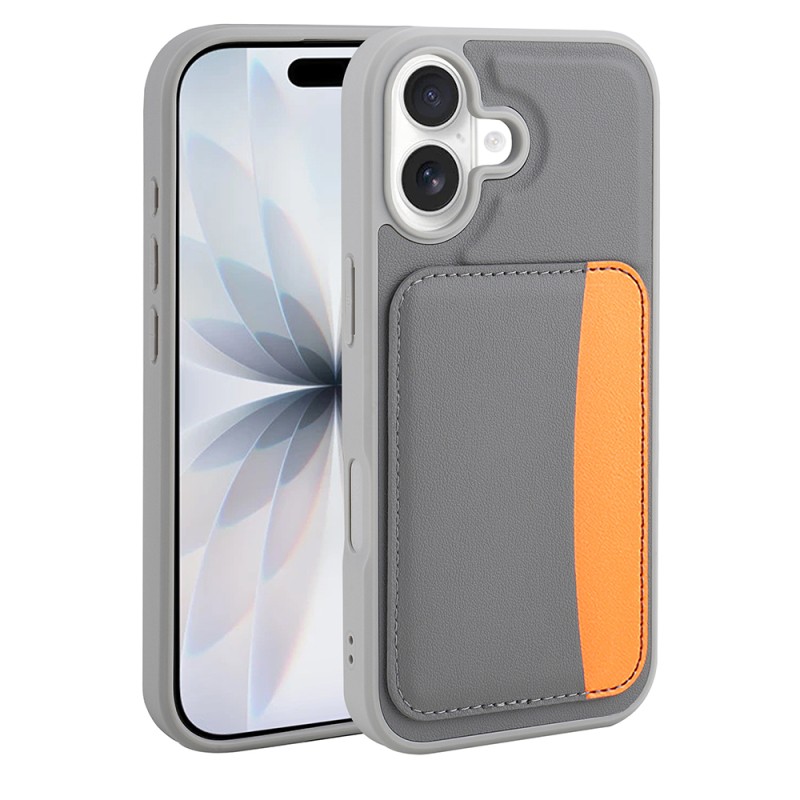 Apple iPhone 17 Case with Card Holder Zore X-Card Silicone Cover - 7