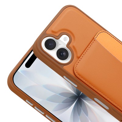 Apple iPhone 17 Case with Card Holder Zore X-Card Silicone Cover - 14