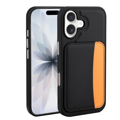 Apple iPhone 17 Case with Card Holder Zore X-Card Silicone Cover - 11