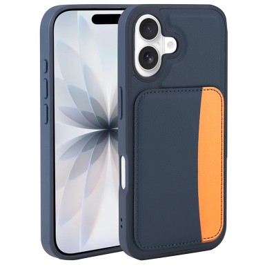 Apple iPhone 17 Case with Card Holder Zore X-Card Silicone Cover - 10