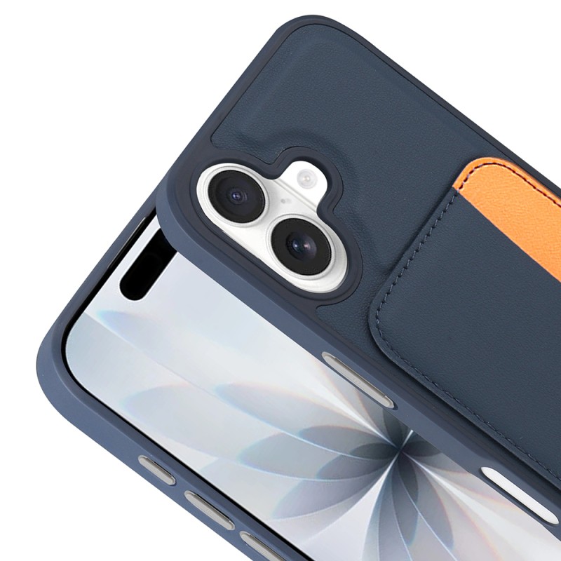 Apple iPhone 17 Case with Card Holder Zore X-Card Silicone Cover - 16