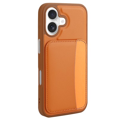 Apple iPhone 17 Case with Card Holder Zore X-Card Silicone Cover - 3