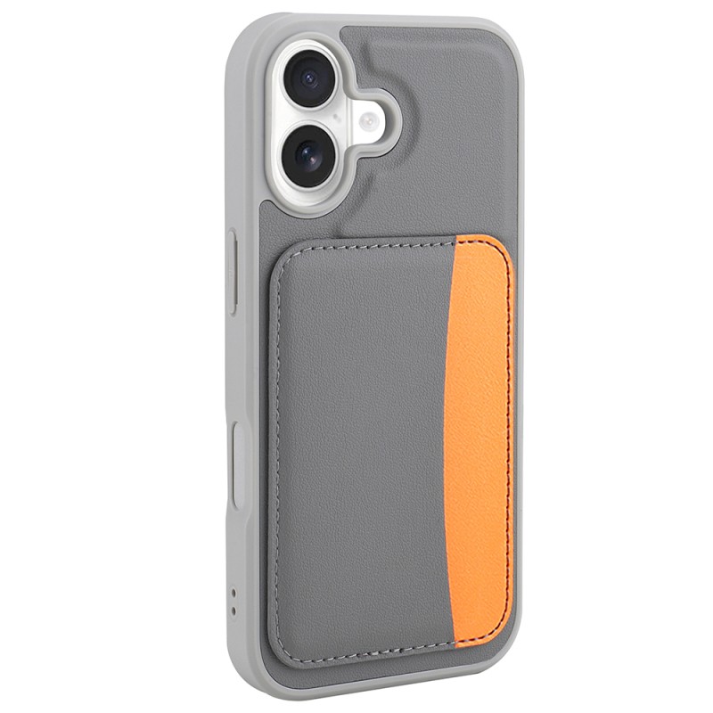 Apple iPhone 17 Case with Card Holder Zore X-Card Silicone Cover - 6