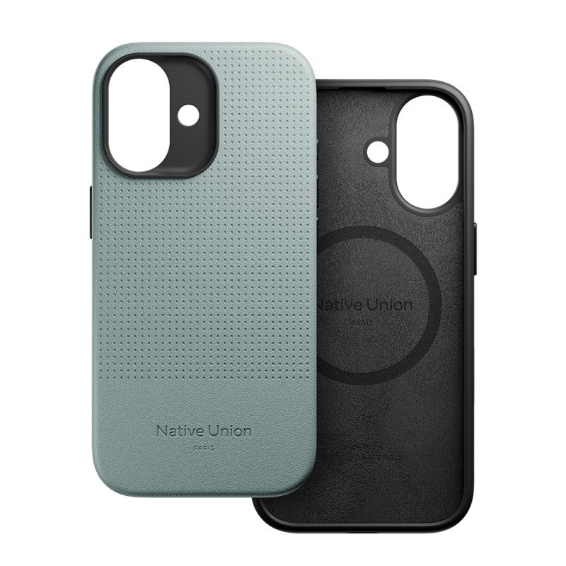 Apple iPhone 17 Case with M-safe Charging Feature, Leather Texture, Native Union 2025 Active Series Cover - 19