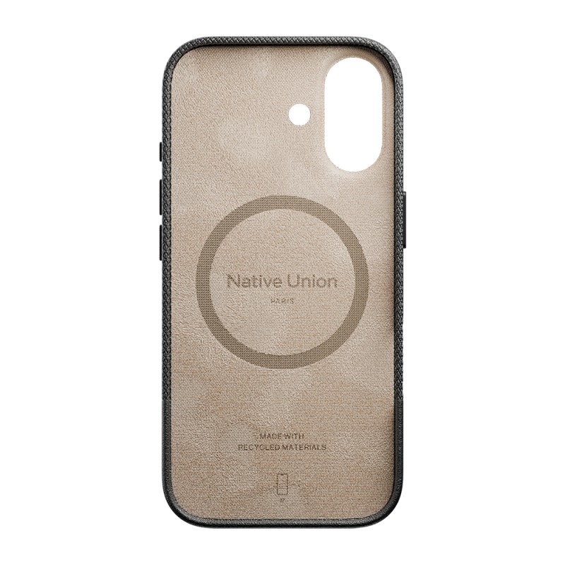 Apple iPhone 17 Case with M-safe Charging Feature, Leather Textured Native Union RE Classic Series Cover - 11