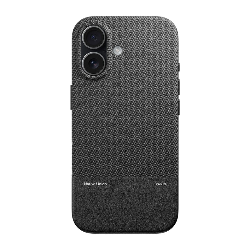 Apple iPhone 17 Case with M-safe Charging Feature, Leather Textured Native Union RE Classic Series Cover - 5