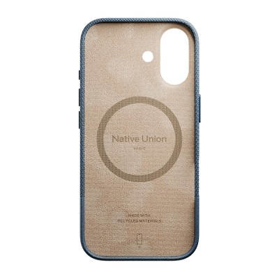 Apple iPhone 17 Case with M-safe Charging Feature, Leather Textured Native Union RE Classic Series Cover - 12