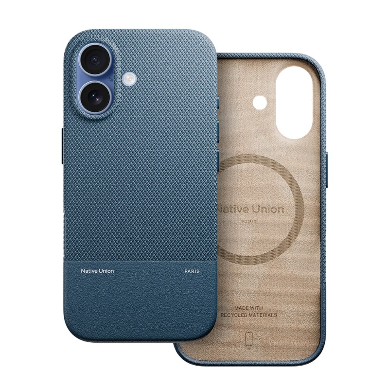 Apple iPhone 17 Case with M-safe Charging Feature, Leather Textured Native Union RE Classic Series Cover - 2