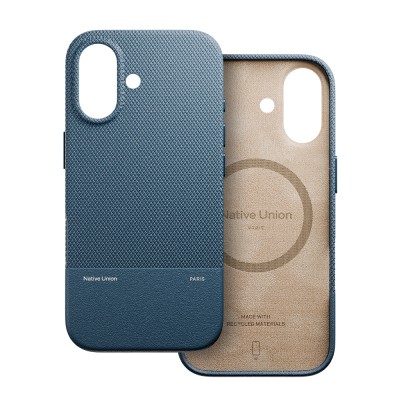 Apple iPhone 17 Case with M-safe Charging Feature, Leather Textured Native Union RE Classic Series Cover - 4