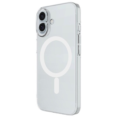 Apple iPhone 17 Case Zore M-safe Charging Transparent Camera Frame Porto Cover - 3