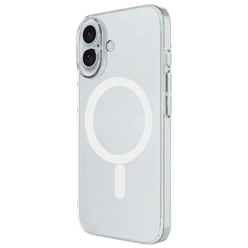 Apple iPhone 17 Case Zore M-safe Charging Transparent Camera Frame Porto Cover - 3