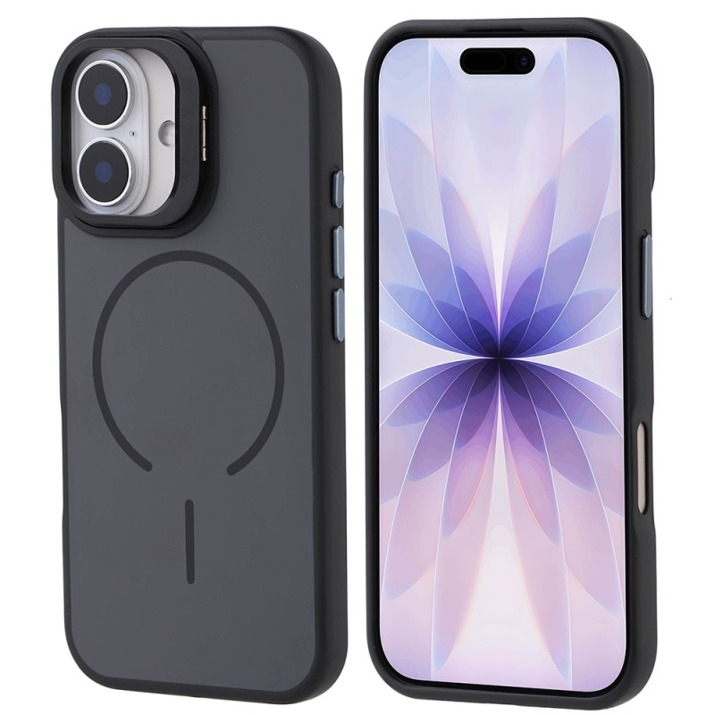 Apple iPhone 17 Case Zore Notron Cover M-safe Charging and Camera Stand - 3