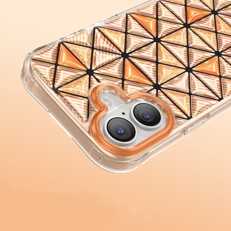 Apple iPhone 17 Case – Zore Paris Kairo TPU Cover with 3D Ice Block Pattern - 6