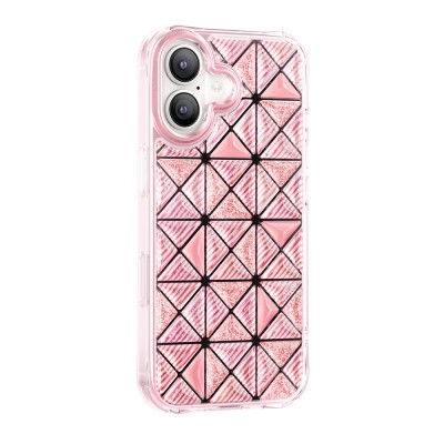 Apple iPhone 17 Case – Zore Paris Kairo TPU Cover with 3D Ice Block Pattern - 11