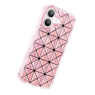 Apple iPhone 17 Case – Zore Paris Kairo TPU Cover with 3D Ice Block Pattern - 13