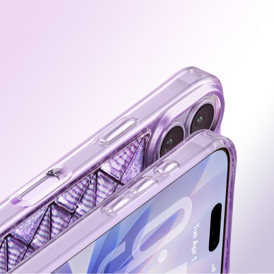 Apple iPhone 17 Case – Zore Paris Kairo TPU Cover with 3D Ice Block Pattern - 28